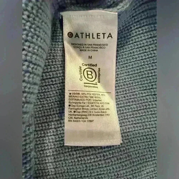 Athleta Hanover Refined V-Neck Sweater size M - Picture 5 of 7